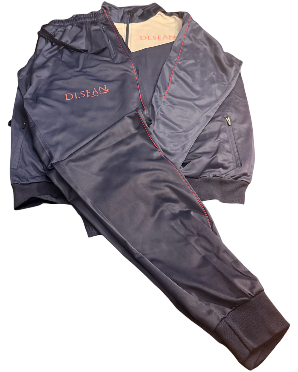 DLSEAN Blue/Gray track suit