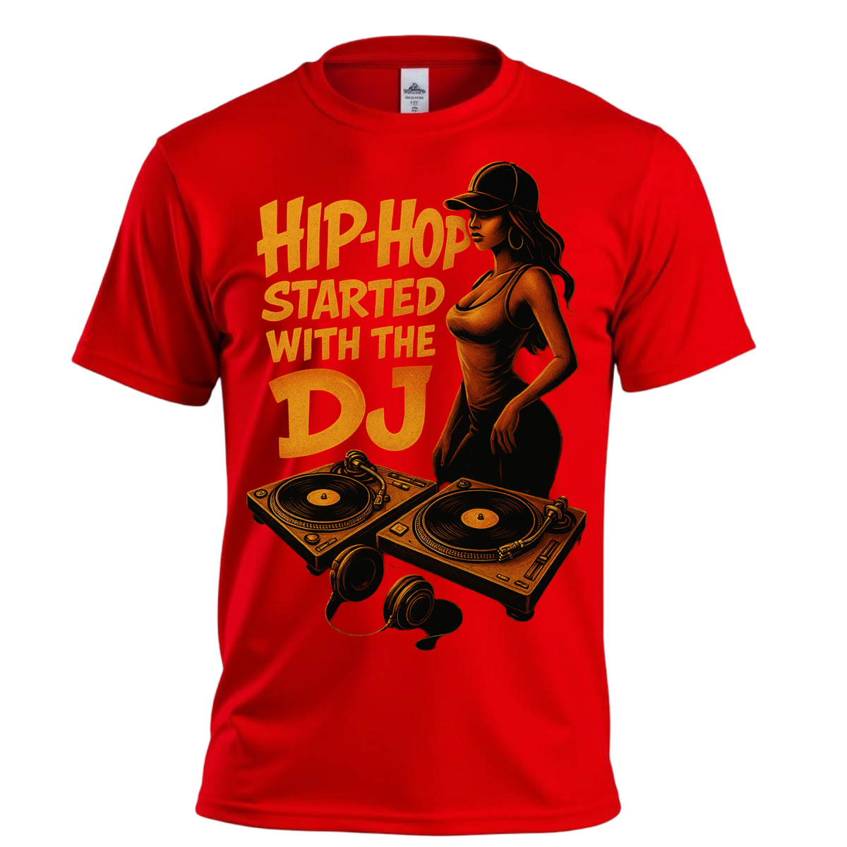 HIP-HOP Started With a DJ Red Tee