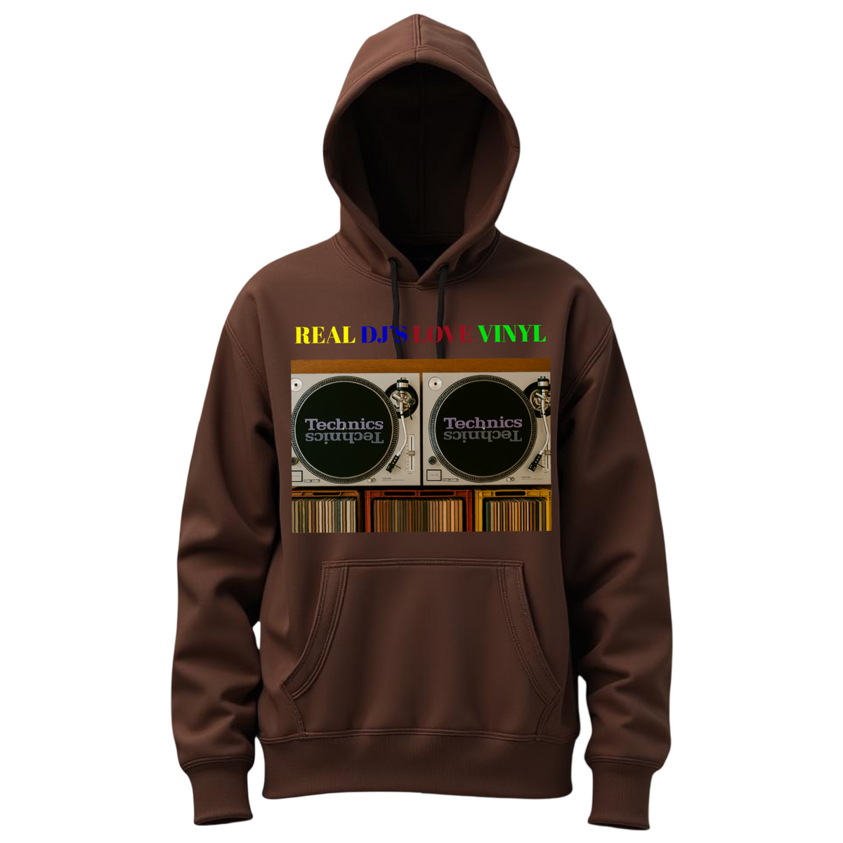 Real DJ's Love Vinyl Hoodie