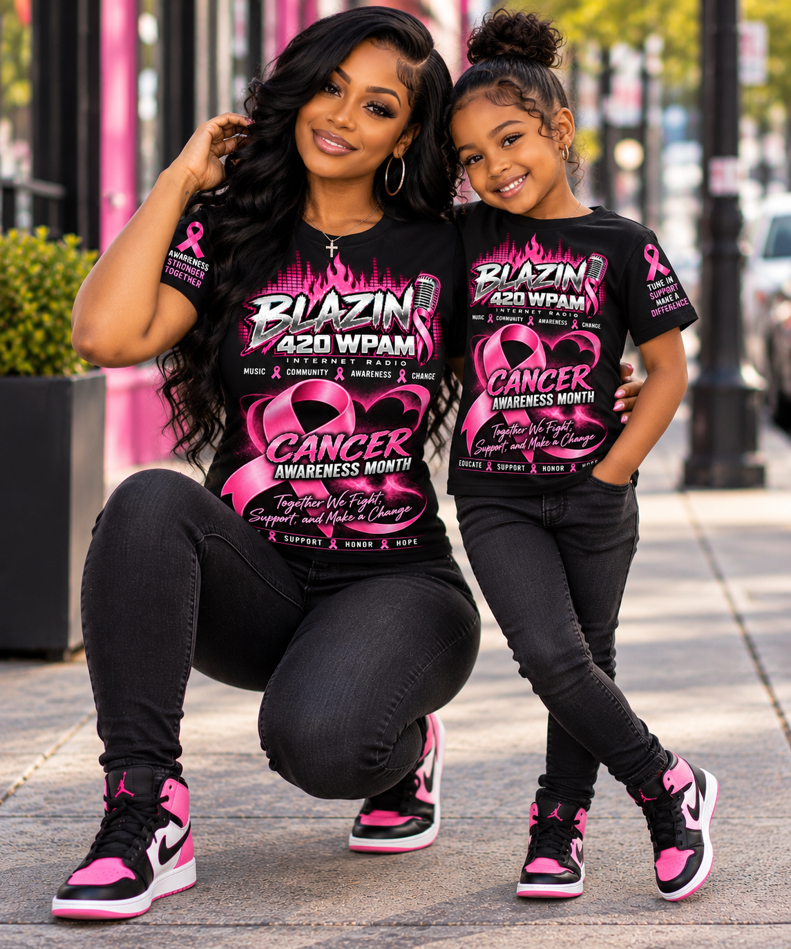 BLAZIN 420 WPAM Cancer Awareness TEE